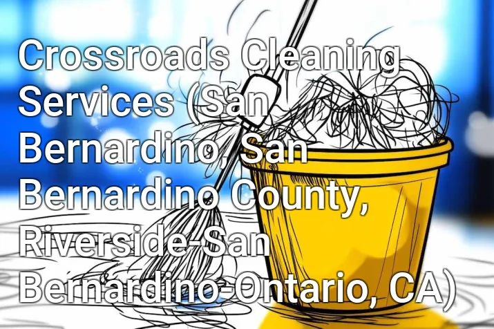 Crossroads Cleaning Services (San Bernardino, San Bernardino County, Riverside-San Bernardino-Ontario, CA)