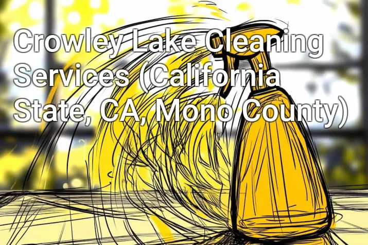 Crowley Lake Cleaning Services (California State, CA, Mono County)