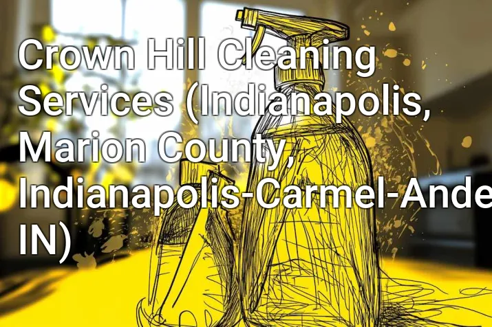 Crown Hill Cleaning Services (Indianapolis, Marion County, Indianapolis-Carmel-Anderson, IN)
