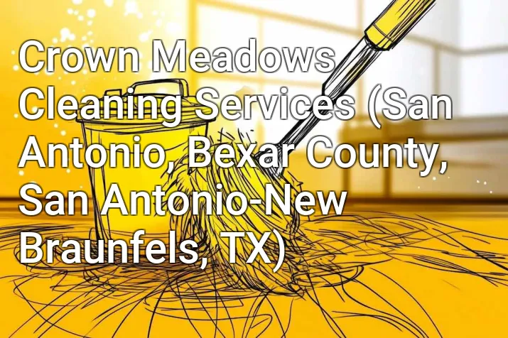 Crown Meadows Cleaning Services (San Antonio, Bexar County, San Antonio-New Braunfels, TX)