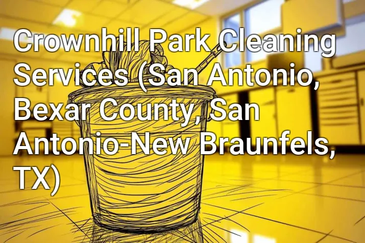 Crownhill Park Cleaning Services (San Antonio, Bexar County, San Antonio-New Braunfels, TX)