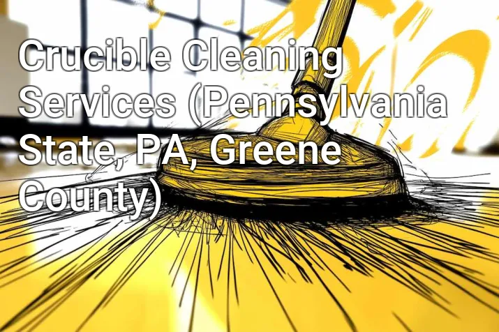 Crucible Cleaning Services (Pennsylvania State, PA, Greene County)