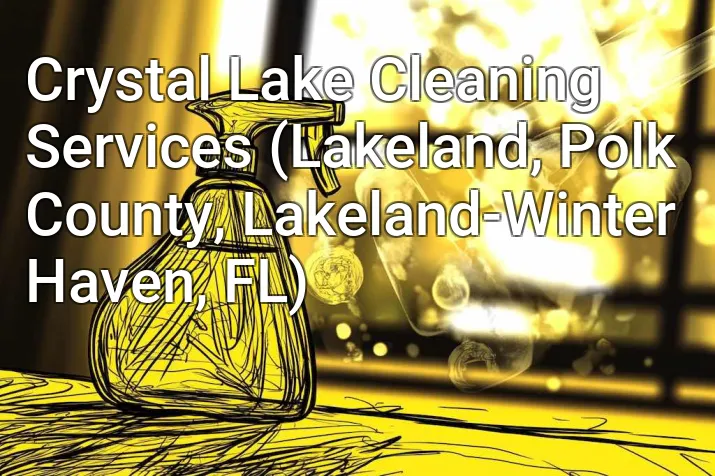 Crystal Lake Cleaning Services (Lakeland, Polk County, Lakeland-Winter Haven, FL)
