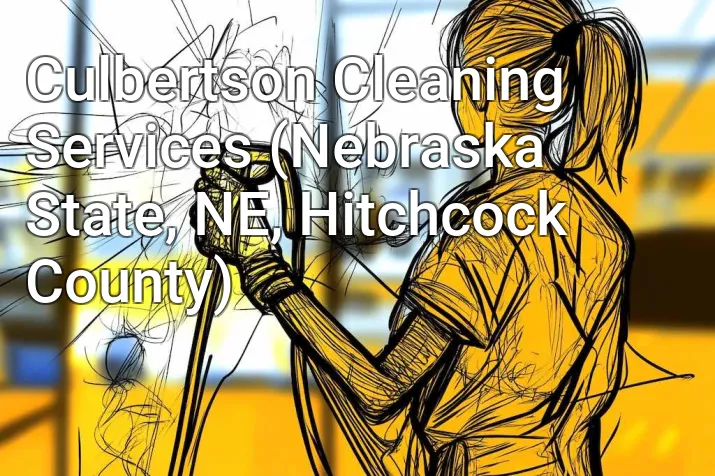 Culbertson Cleaning Services (Nebraska State, NE, Hitchcock County)