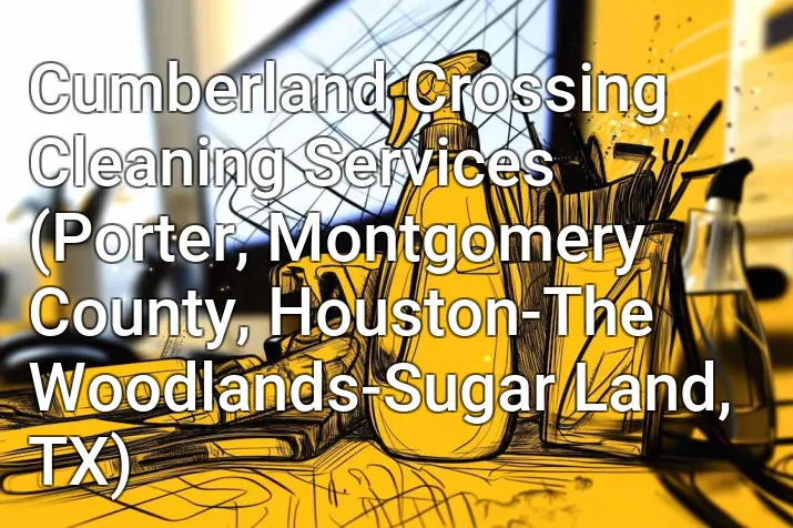 Cumberland Crossing Cleaning Services (Porter, Montgomery County, Houston-The Woodlands-Sugar Land, TX)