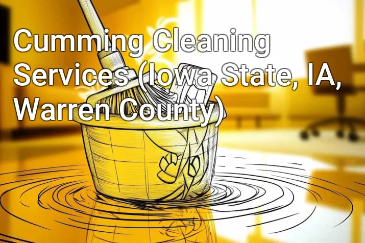 Cumming Cleaning Services (Iowa State, IA, Warren County)