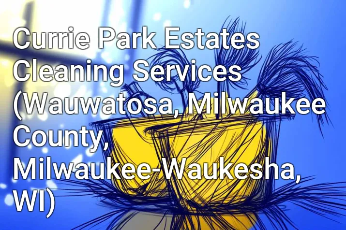 Currie Park Estates Cleaning Services (Wauwatosa, Milwaukee County, Milwaukee-Waukesha, WI)