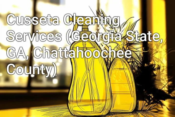 Cusseta Cleaning Services (Georgia State, GA, Chattahoochee County)