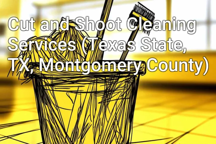 Cut and Shoot Cleaning Services (Texas State, TX, Montgomery County)