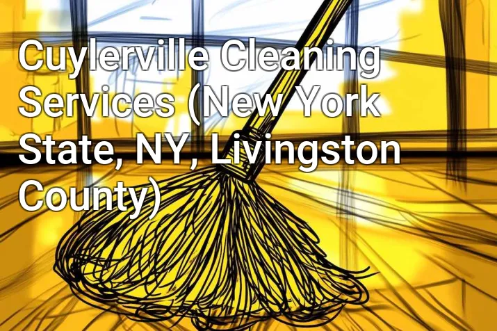 Cuylerville Cleaning Services (New York State, NY, Livingston County)