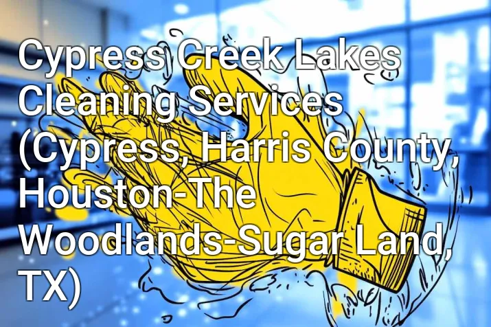 Cypress Creek Lakes Cleaning Services (Cypress, Harris County, Houston-The Woodlands-Sugar Land, TX)
