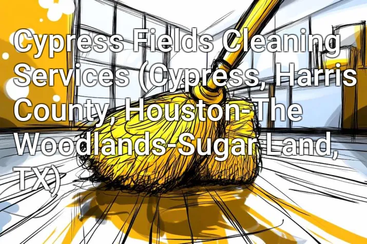 Cypress Fields Cleaning Services (Cypress, Harris County, Houston-The Woodlands-Sugar Land, TX)