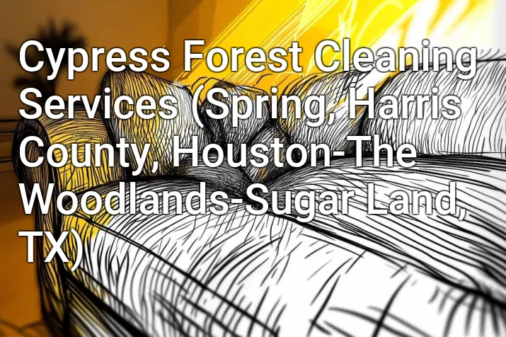 Cypress Forest Cleaning Services (Spring, Harris County, Houston-The Woodlands-Sugar Land, TX)