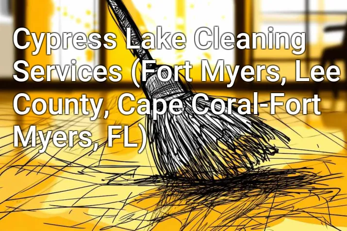 Cypress Lake Cleaning Services (Fort Myers, Lee County, Cape Coral-Fort Myers, FL)