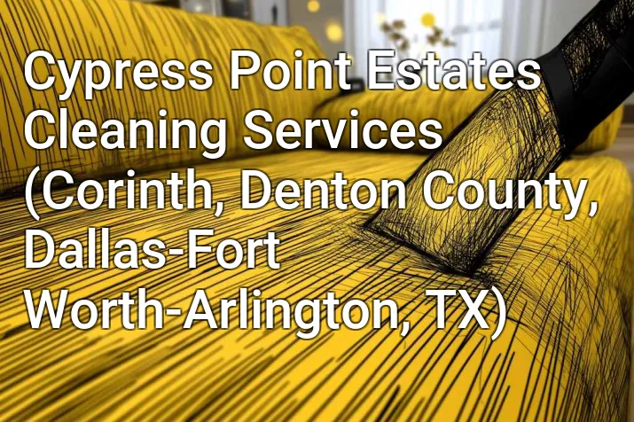 Cypress Point Estates Cleaning Services (Corinth, Denton County, Dallas-Fort Worth-Arlington, TX)