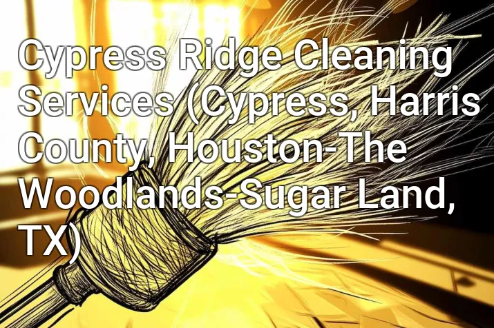 Cypress Ridge Cleaning Services (Cypress, Harris County, Houston-The Woodlands-Sugar Land, TX)