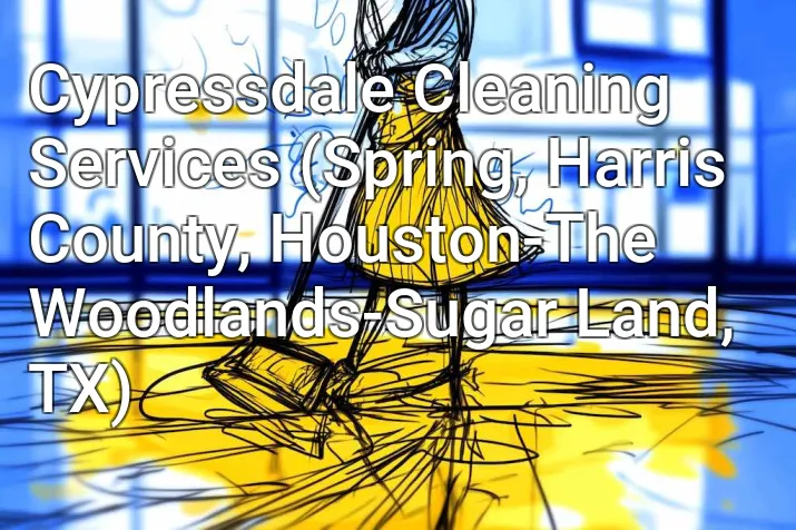 Cypressdale Cleaning Services (Spring, Harris County, Houston-The Woodlands-Sugar Land, TX)