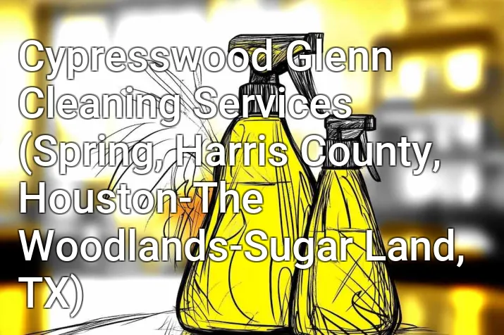 Cypresswood Glenn Cleaning Services (Spring, Harris County, Houston-The Woodlands-Sugar Land, TX)