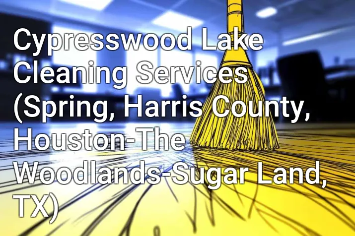 Cypresswood Lake Cleaning Services (Spring, Harris County, Houston-The Woodlands-Sugar Land, TX)