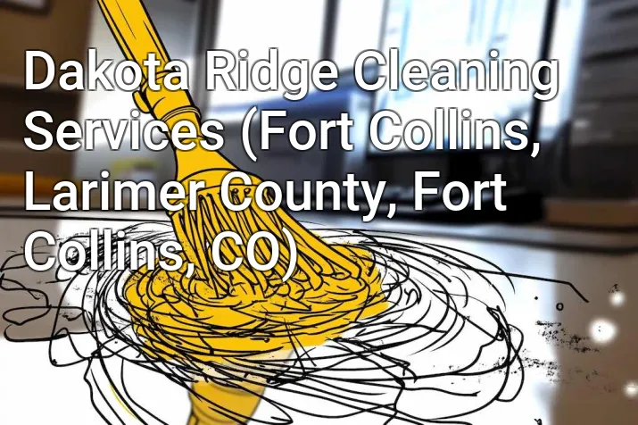 Dakota Ridge Cleaning Services (Fort Collins, Larimer County, Fort Collins, CO)