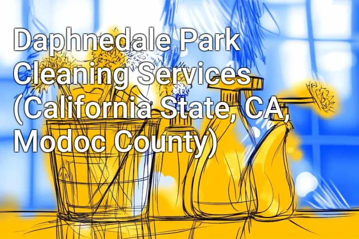 Daphnedale Park Cleaning Services (California State, CA, Modoc County)
