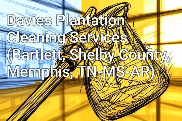 Davies Plantation Cleaning Services (Bartlett, Shelby County, Memphis, TN-MS-AR)