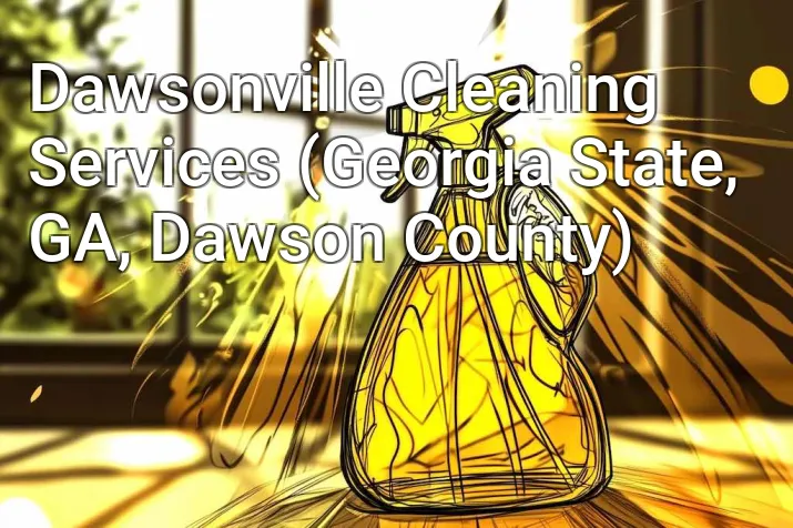 Dawsonville Cleaning Services (Georgia State, GA, Dawson County)