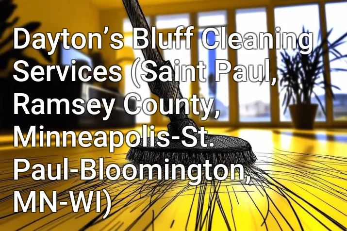 Dayton’s Bluff Cleaning Services (Saint Paul, Ramsey County, Minneapolis-St. Paul-Bloomington, MN-WI)