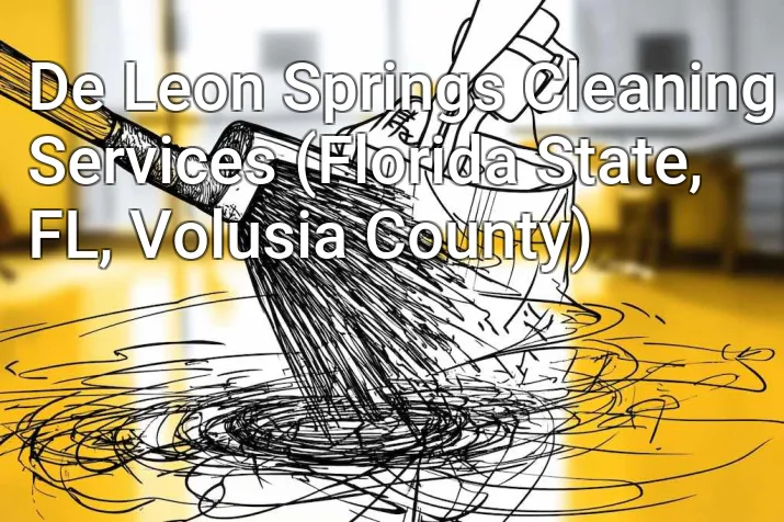 De Leon Springs Cleaning Services (Florida State, FL, Volusia County)