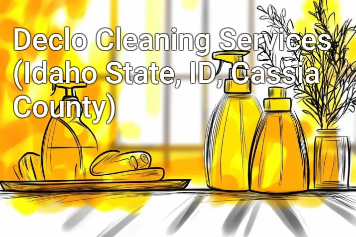 Declo Cleaning Services (Idaho State, ID, Cassia County)