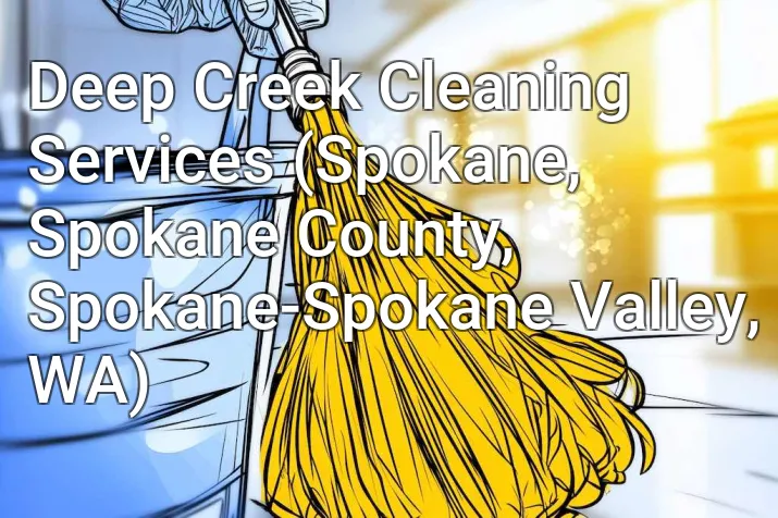 Deep Creek Cleaning Services (Spokane, Spokane County, Spokane-Spokane Valley, WA)
