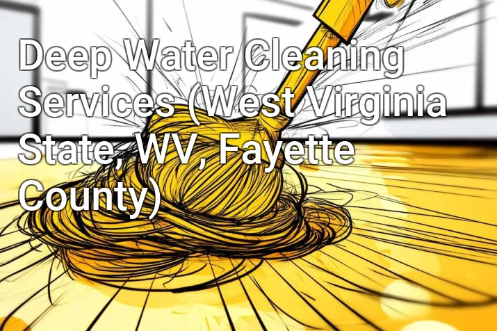 Deep Water Cleaning Services (West Virginia State, WV, Fayette County)