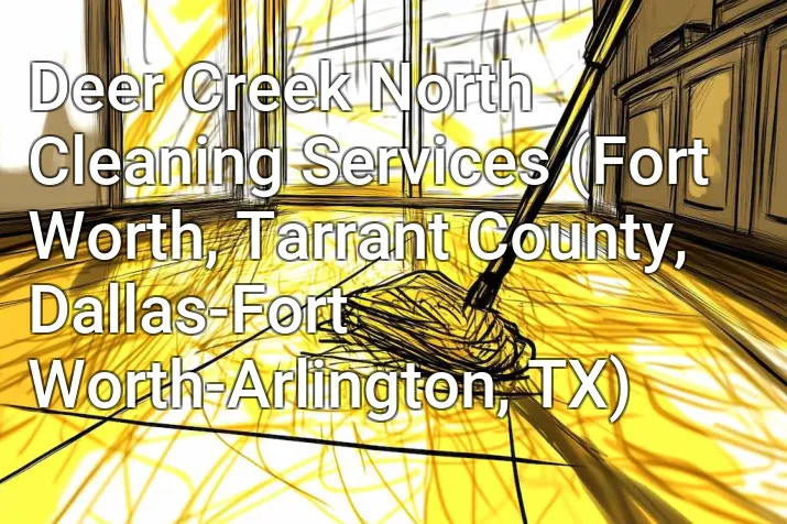 Deer Creek North Cleaning Services (Fort Worth, Tarrant County, Dallas-Fort Worth-Arlington, TX)