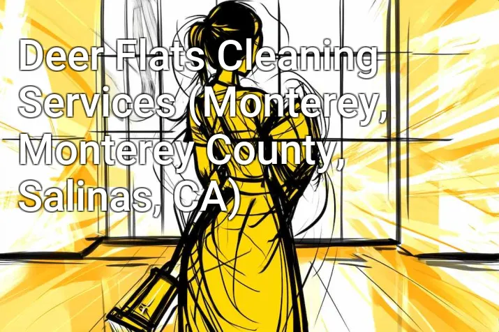 Deer Flats Cleaning Services (Monterey, Monterey County, Salinas, CA)