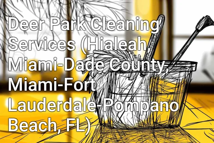 Deer Park Cleaning Services (Hialeah, Miami-Dade County, Miami-Fort Lauderdale-Pompano Beach, FL)