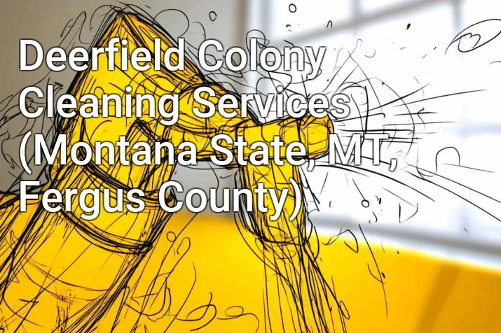 Deerfield Colony Cleaning Services (Montana State, MT, Fergus County)