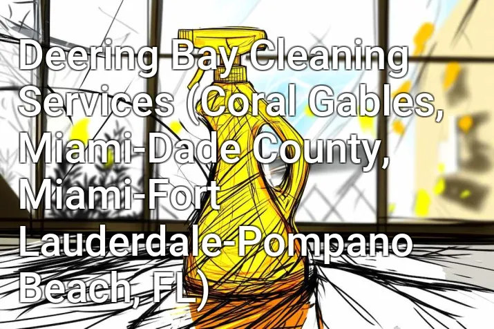 Deering Bay Cleaning Services (Coral Gables, Miami-Dade County, Miami-Fort Lauderdale-Pompano Beach, FL)