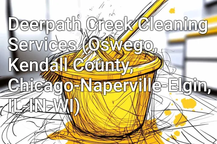 Deerpath Creek Cleaning Services (Oswego, Kendall County, Chicago-Naperville-Elgin, IL-IN-WI)