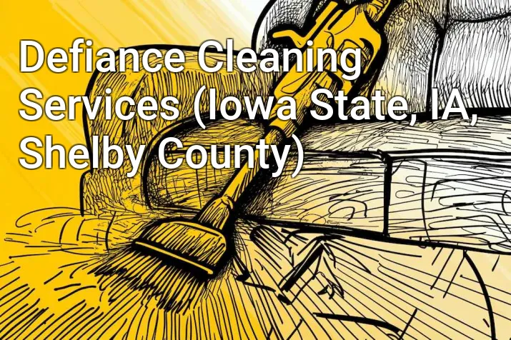 Defiance Cleaning Services (Iowa State, IA, Shelby County)