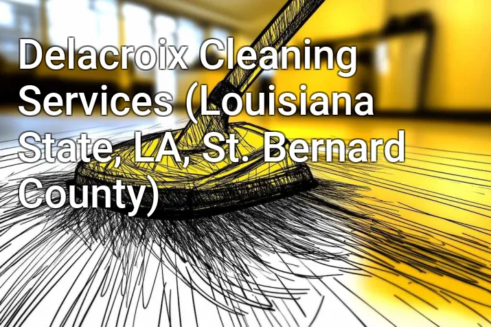 Delacroix Cleaning Services (Louisiana State, LA, St. Bernard County)