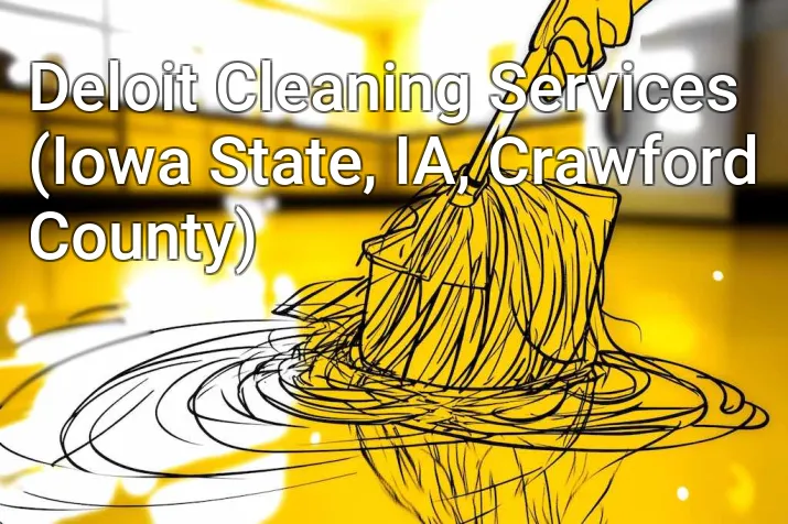 Deloit Cleaning Services (Iowa State, IA, Crawford County)