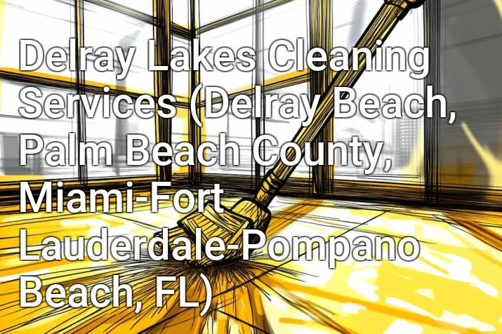 Delray Lakes Cleaning Services (Delray Beach, Palm Beach County, Miami-Fort Lauderdale-Pompano Beach, FL)