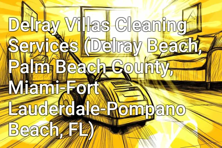 Delray Villas Cleaning Services (Delray Beach, Palm Beach County, Miami-Fort Lauderdale-Pompano Beach, FL)