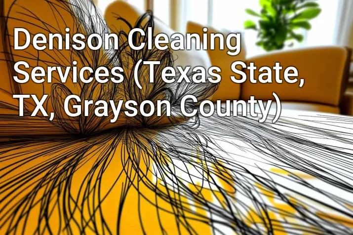 Denison Cleaning Services (Texas State, TX, Grayson County)