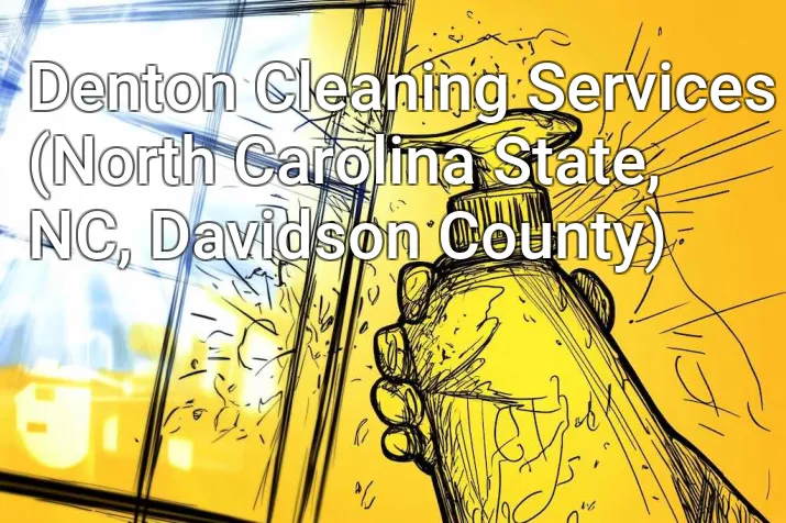 Denton Cleaning Services (North Carolina State, NC, Davidson County)