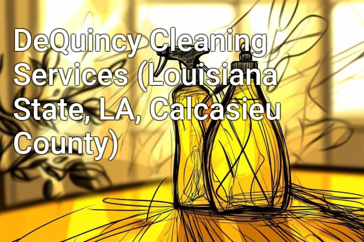 DeQuincy Cleaning Services (Louisiana State, LA, Calcasieu County)