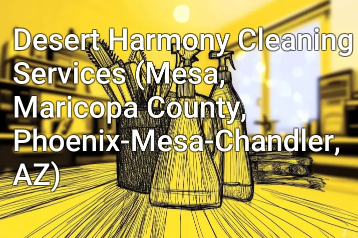 Desert Harmony Cleaning Services (Mesa, Maricopa County, Phoenix-Mesa-Chandler, AZ)