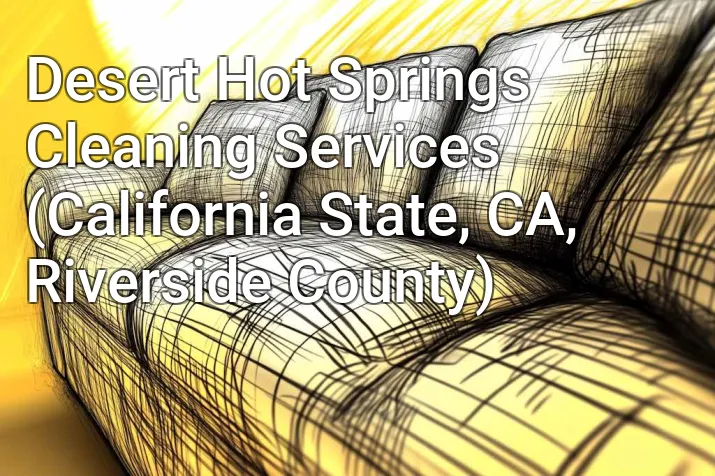 Desert Hot Springs Cleaning Services (California State, CA, Riverside County)