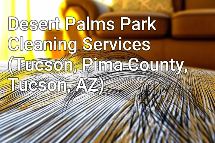 Desert Palms Park Cleaning Services (Tucson, Pima County, Tucson, AZ)