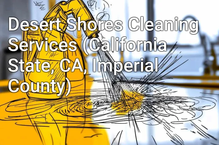 Desert Shores Cleaning Services (California State, CA, Imperial County)
